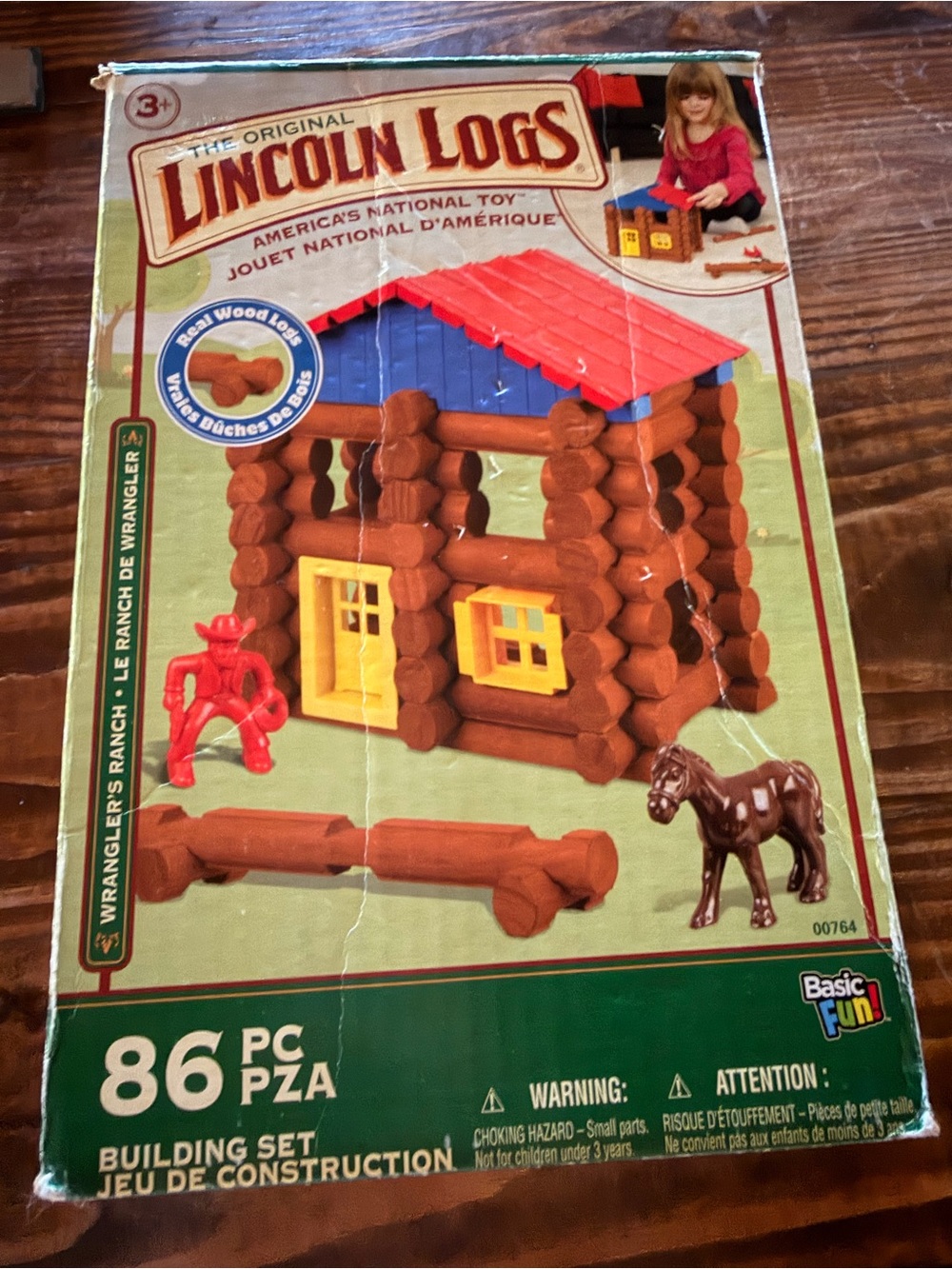 Wrangler's Ranch Lincoln Logs building set